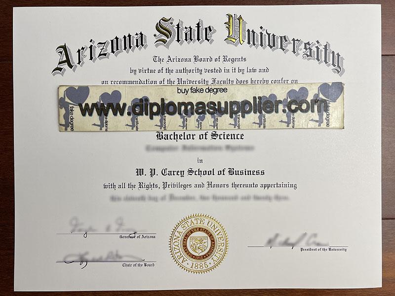 Arizona State University Fake Diplom