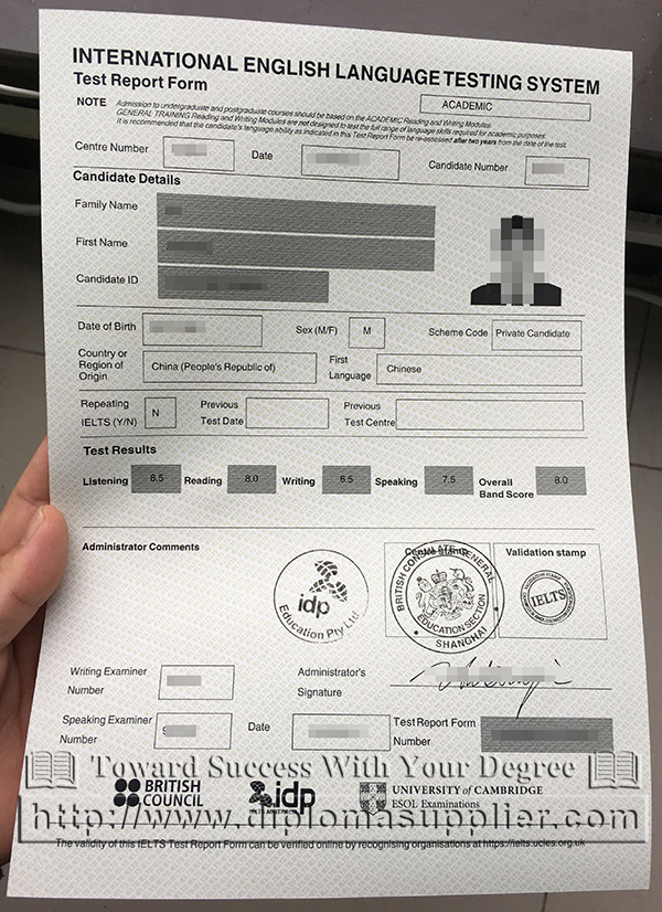 where to buy fake IELTS academic transcript