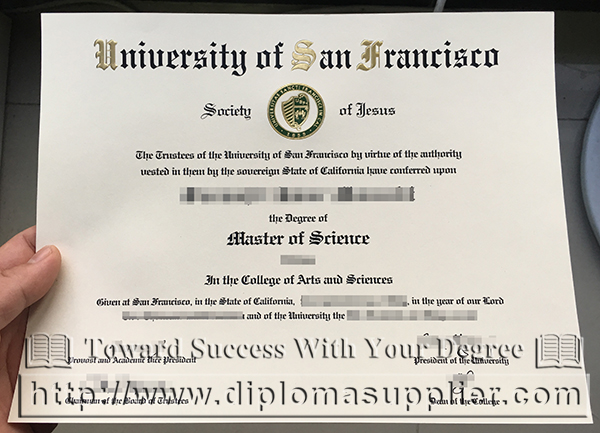 USF fake degree, make the gold seal with foil Fake CertificateFake