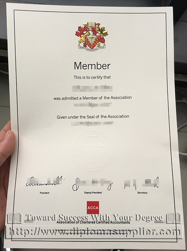 ACCA certificate, ACCA diploma