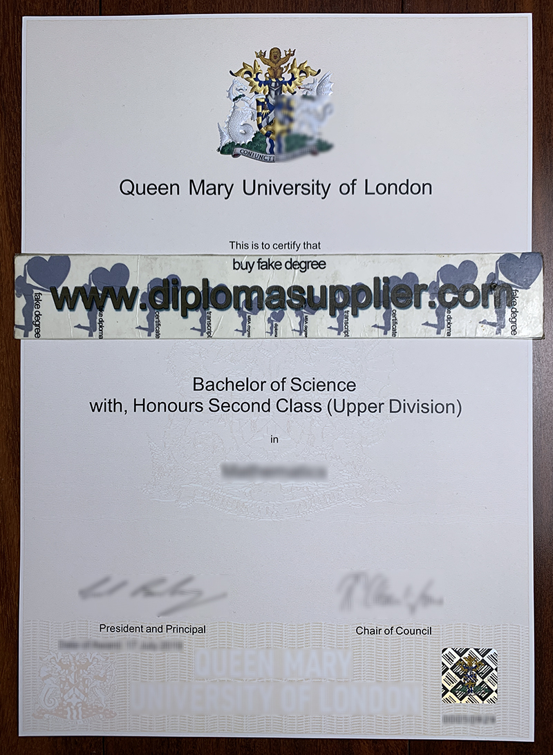 QMUL Fake Degree, Queen Mary University of London Diploma