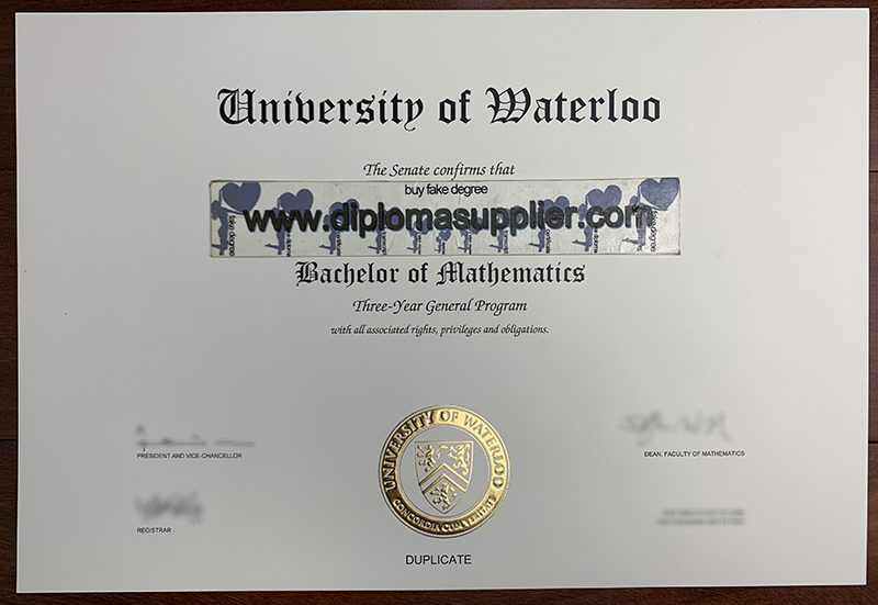 Your Key To Success: University of Waterloo Fake Degree