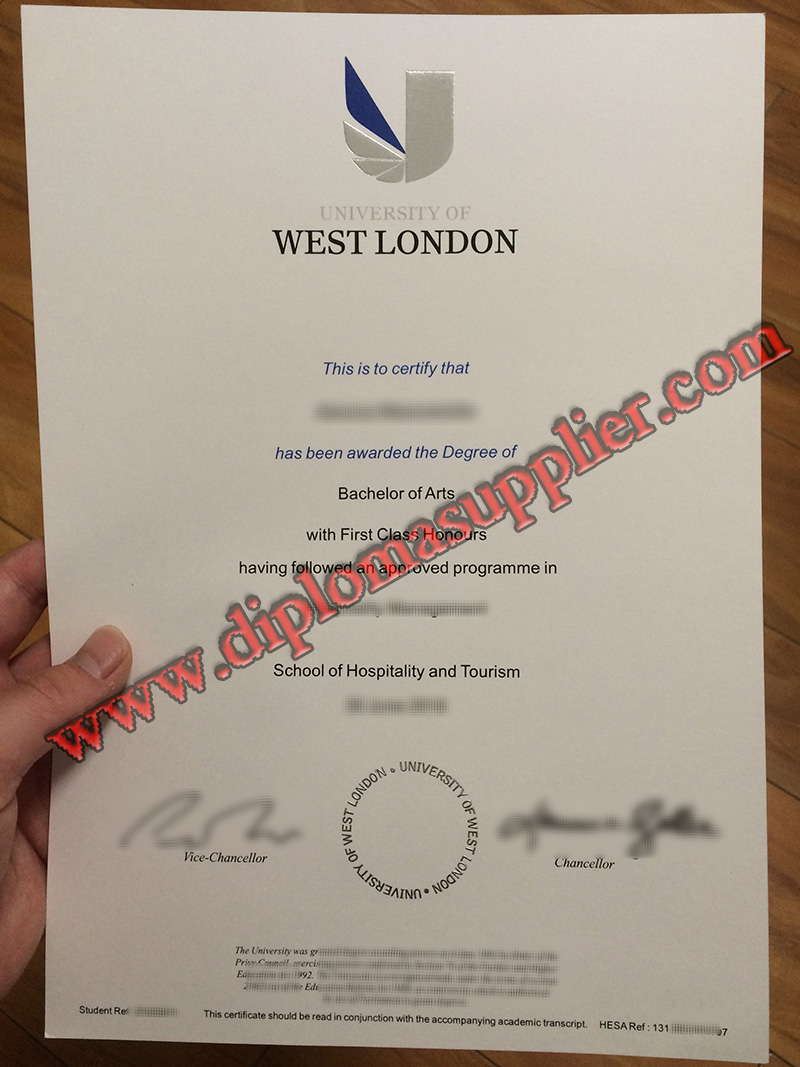 University of West London fake diploma, University of West London fake degree, fake University of West London certificate