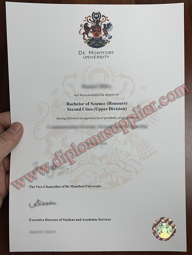 Where Fast to Buy De Montfort University Fake Degree Certificate