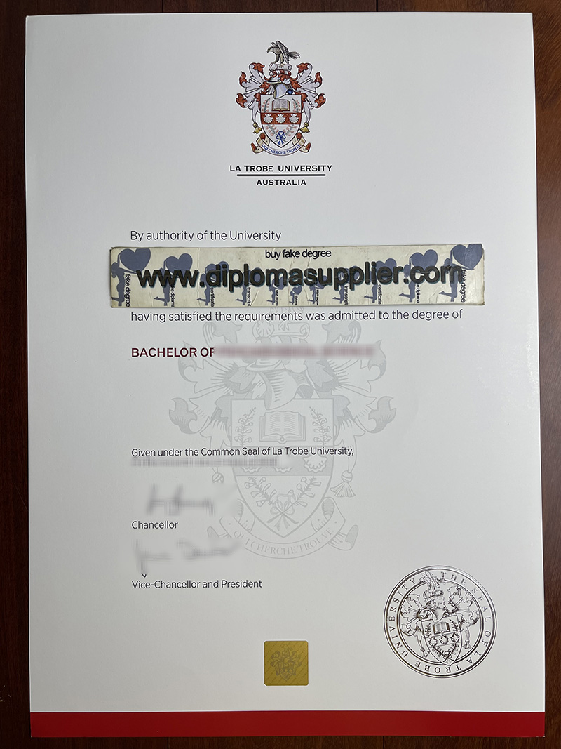 fake La Trobe University diploma, La Trobe University fake degree, La Trobe University fake certificate