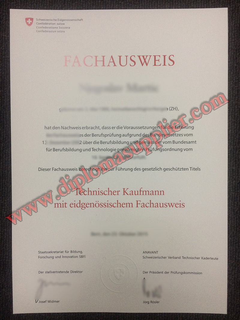 How Fast to Get FACHAUSWEIS Fake Certificate? Fake Diploma
