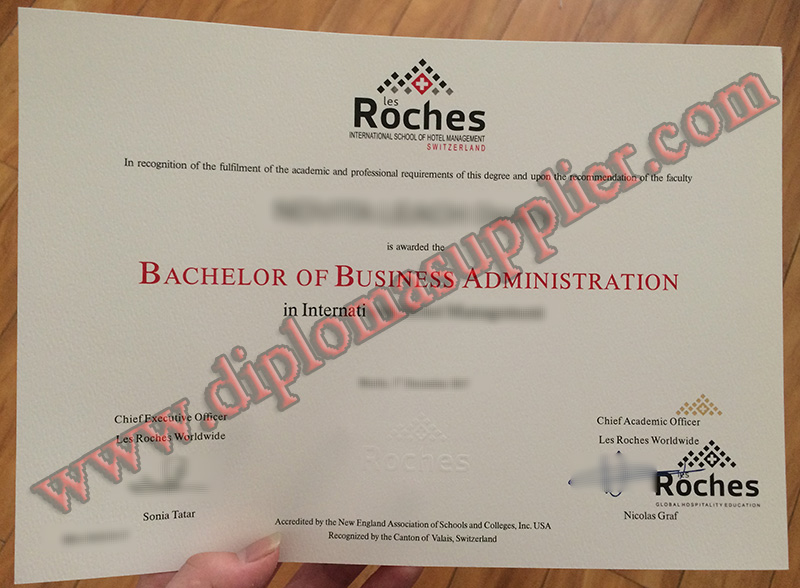 Buy Les Roches International School of Hotel Management Fake Diploma, Fake Degree
