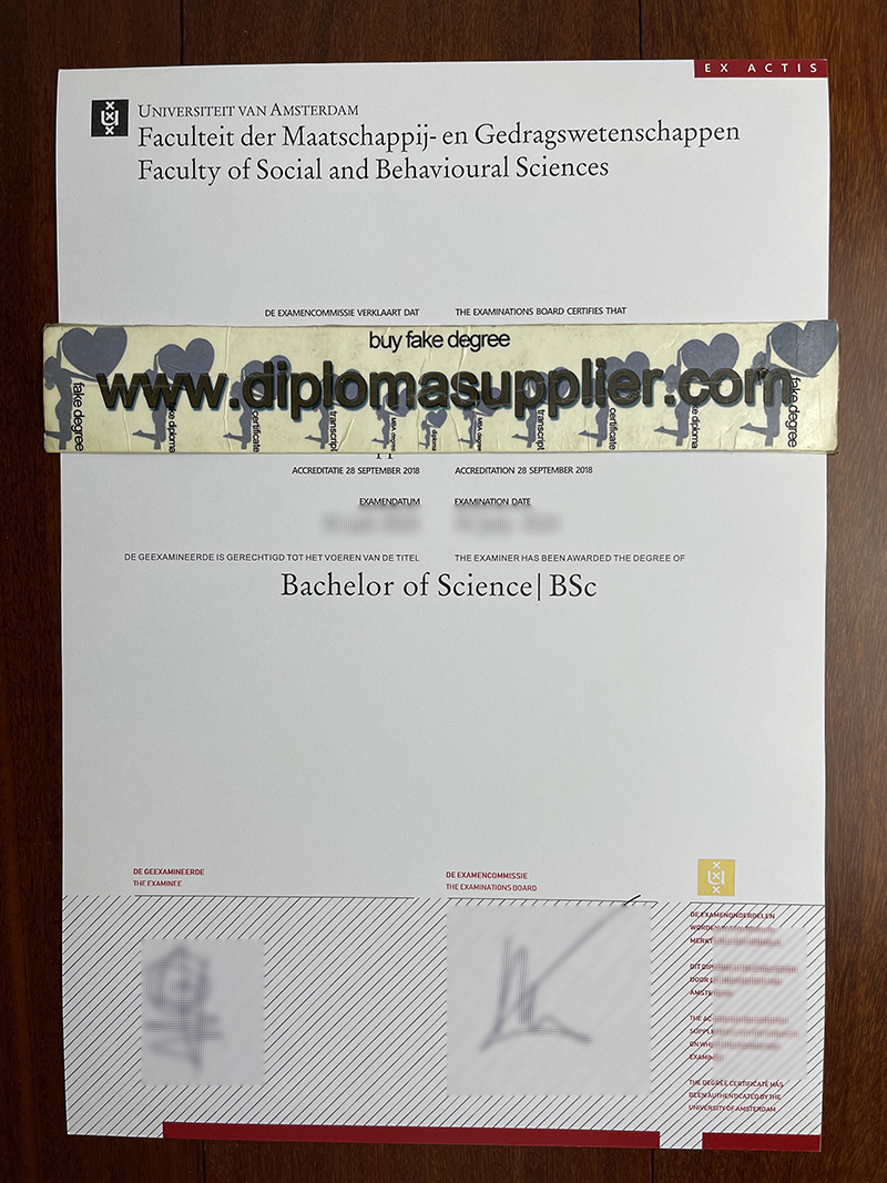 How to Get a Universiteit Van Amsterdam Fake Diploma Certificate
