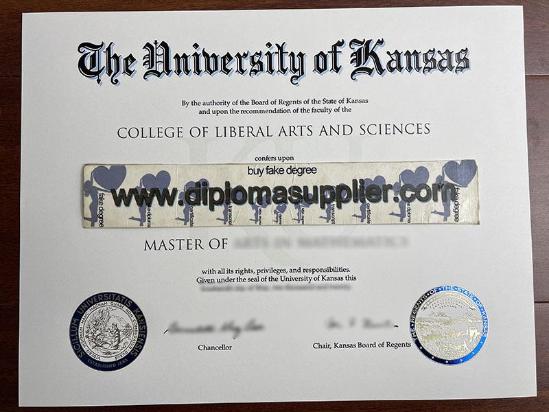 Buy University of Kansas Fake Diploma Online, Fake Degree