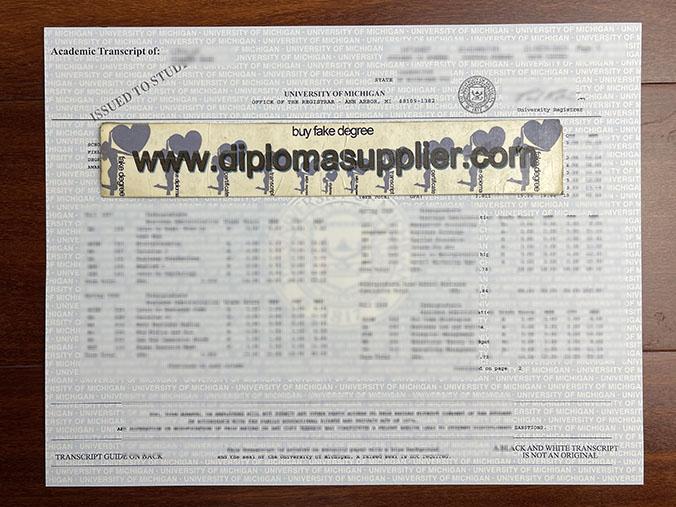 University of Michigan fake diploma, University of Michigan fake transcript, University of Michigan fake degree