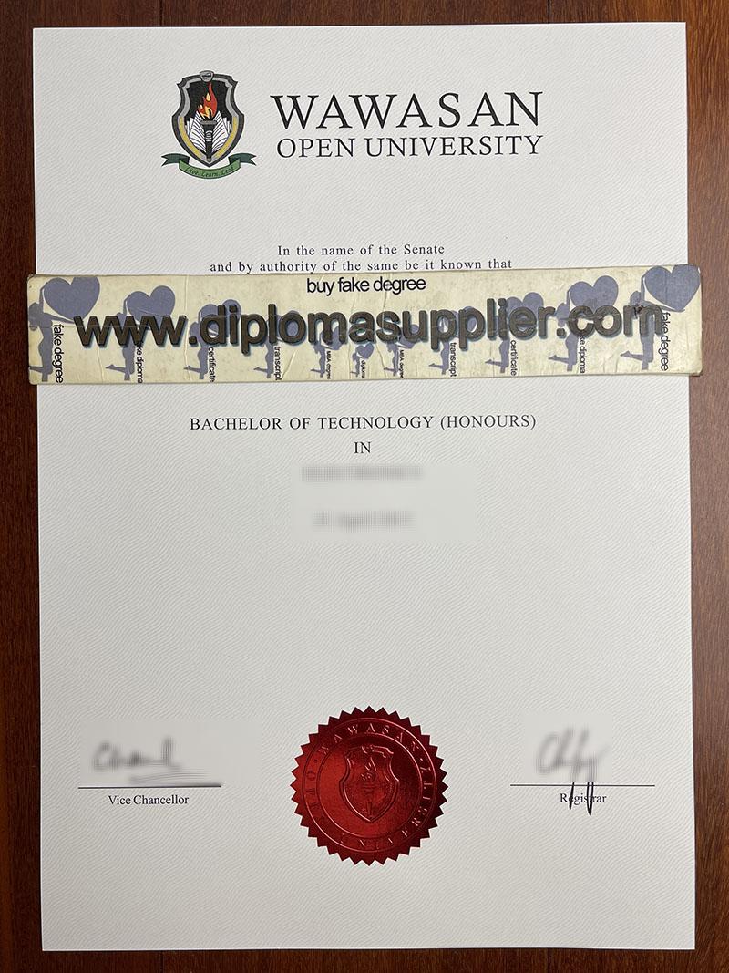 Wawasan Open University fake diploma, Wawasan Open University degree, Wawasan Open University fake certificate