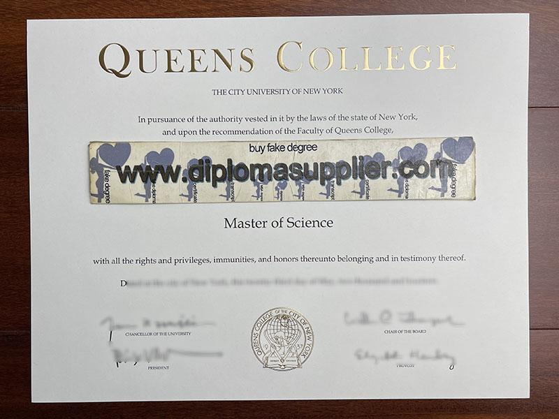 Queens College fake diploma, Queens College fake degree, fake Queens College certificate