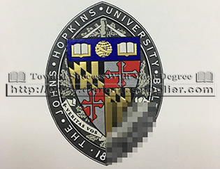 The Johns Hopkins University emblem,