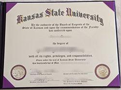 Fake Kansas State University Diploma