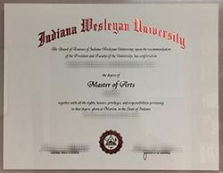 Buy Indiana Wesleyan University Fake