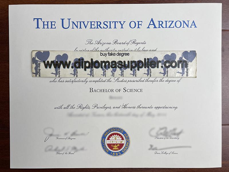Buy University of Arizona Fake Diplo