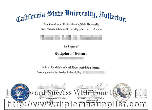 California State University Fullerton degree, how to buy it