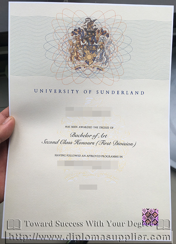University of Sunderland fake degree certificate,how to get it