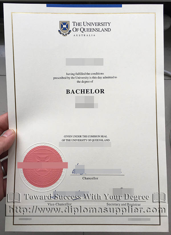where to buy University of Queensland(UQ) fake degree certificate?