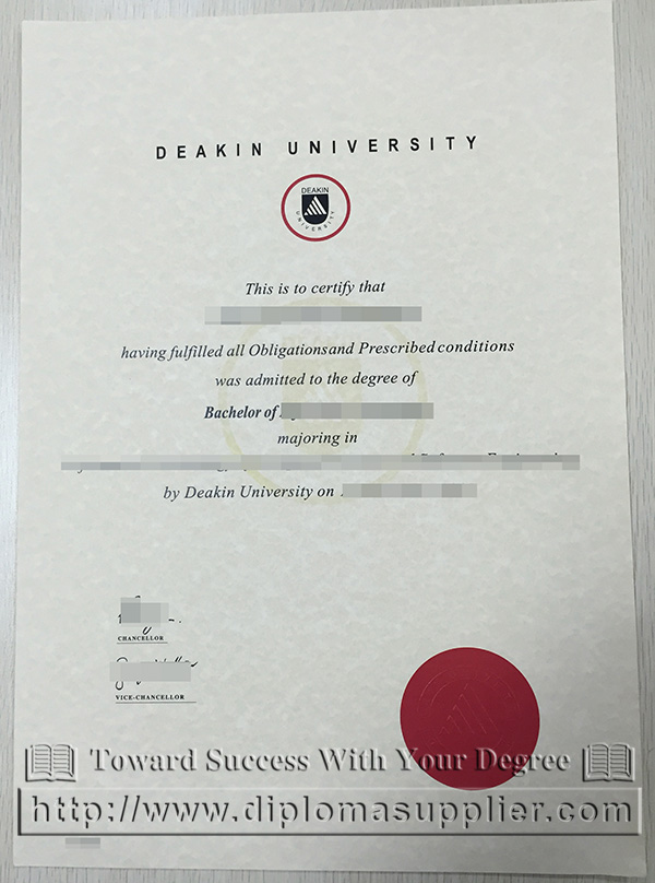 Can I buy a Deakin University fake degree certificate via online?