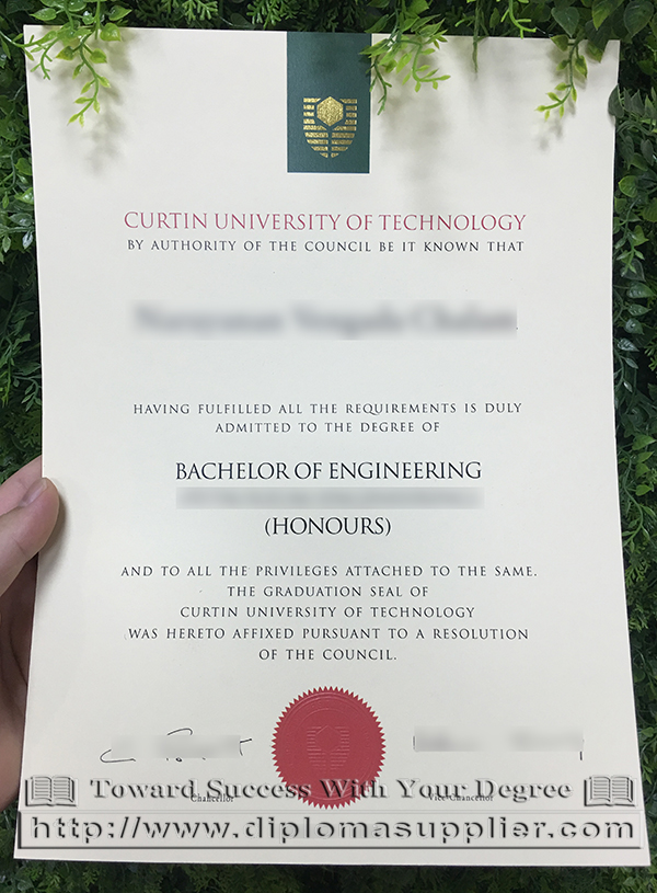 buy Curtin University fake diploma in Perth
