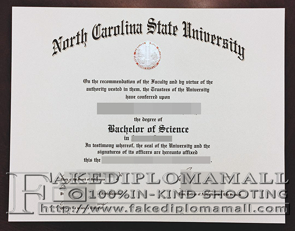 NCSU fake diploma, buy North Carolina State University degree