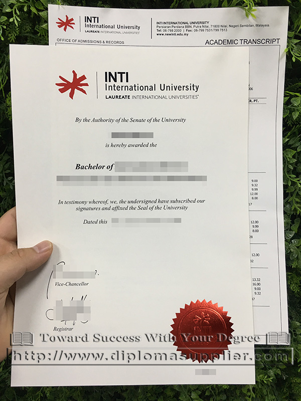 buy fake diploma from INTI International University