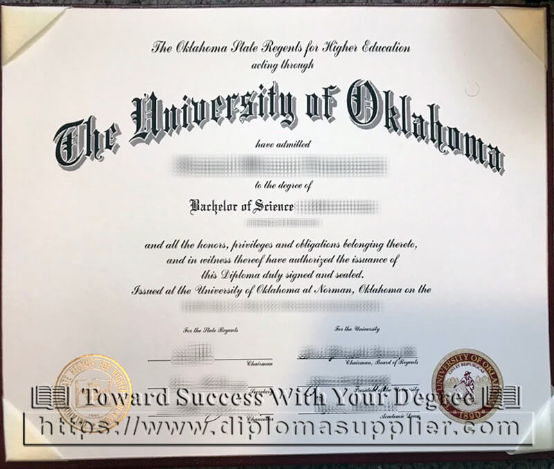 How to Get The University of Oklahoma Fake Diploma online?