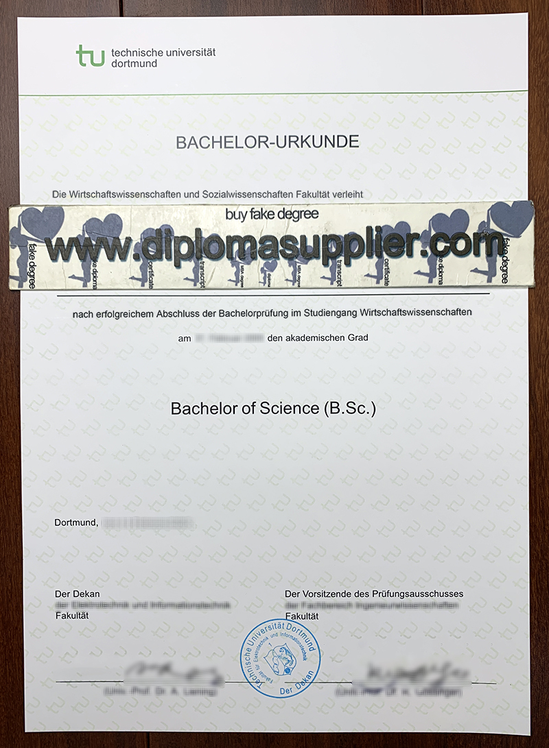 Fast To Buy the TU Dortmund Fake Diploma in Westfalen, Germany