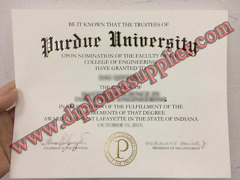 Buy Fake Purdue University Diploma Online, Fake Degree