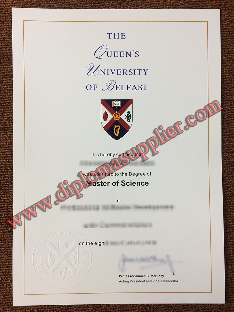 How to Buy Queen's University Belfast Fake Diploma Certificate