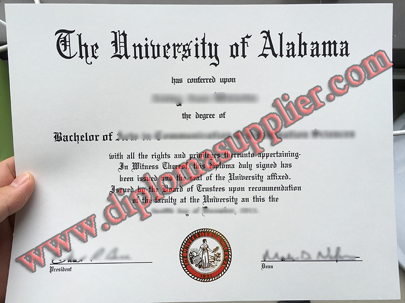 How to Buy University of Alabama Fake Diploma Certificate