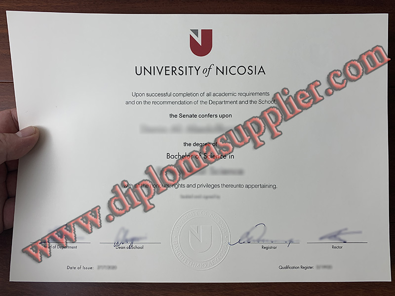 Where to Buy University of Nicosia Fake Diploma Certificate
