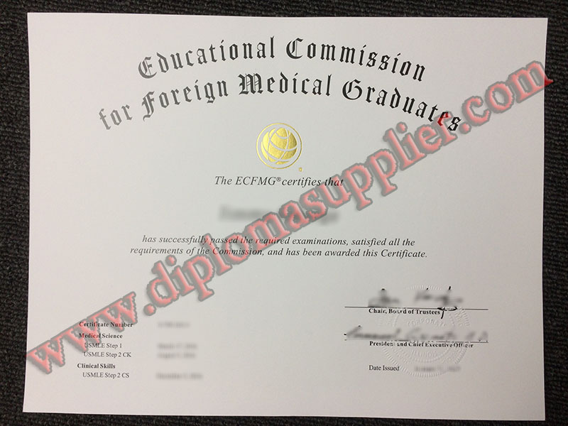 Buy ECFMG Fake Certificate, How to Buy Fake Diploma?