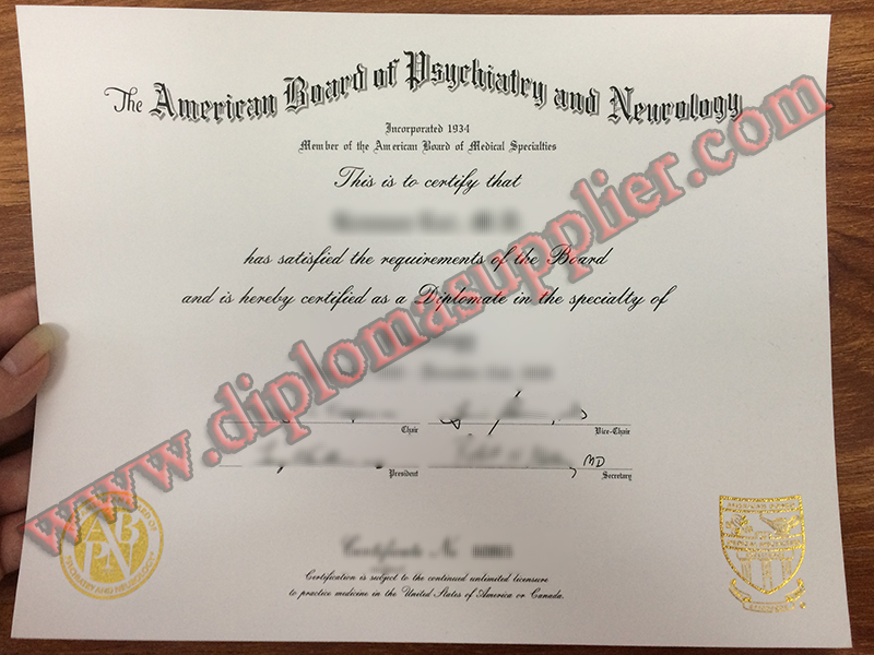 Where to Get A ABPN Fake Certificate, Fake Diploma For Sale