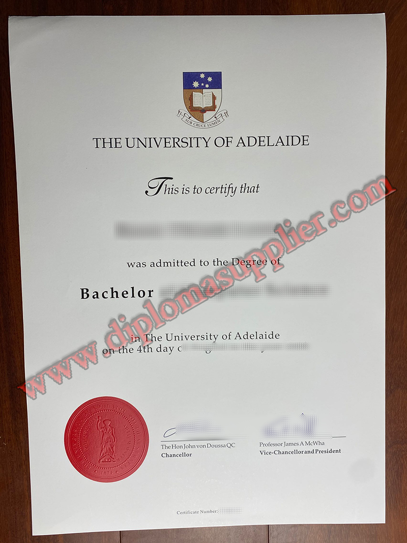 Where to Obtain Fake University of Adelaide Diploma Certificate