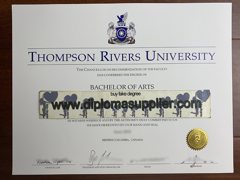 How Much For a Thompson Rivers University Fake Diploma?