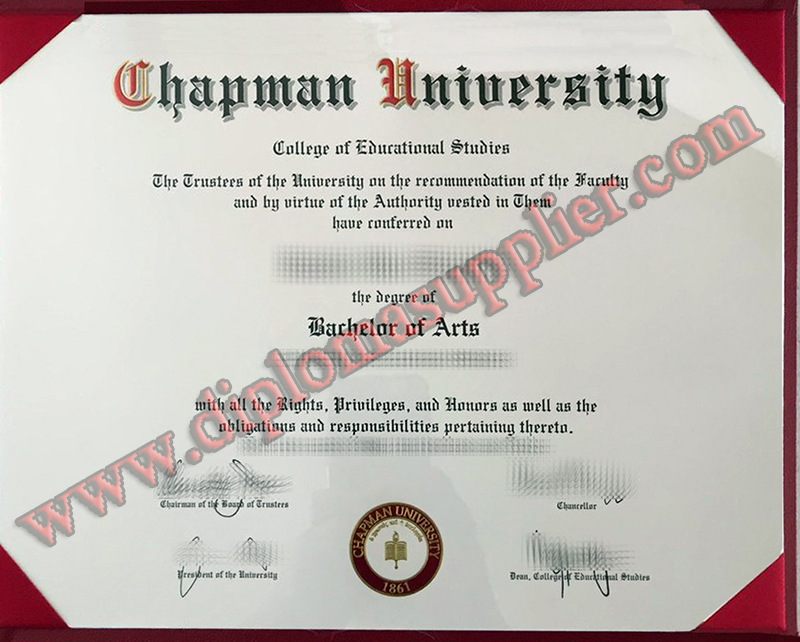 Fast to Buy Chapman University Fake Diploma, Fake Degree