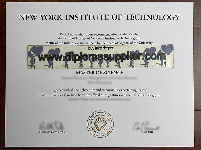 Where to Purchase New York Institute of Technology (NYIT) Fake Diploma