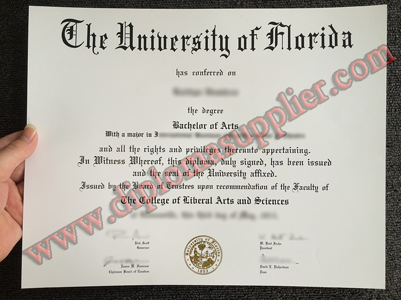 How Long to Get University of Florida Fake Diploma, Fake Degree