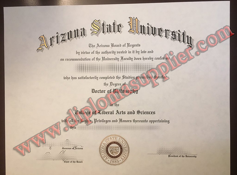 Breaking News! Buy Arizona State University Fake Diploma
