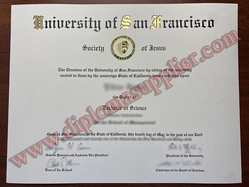 How Long to Get a University of San Francisco (USF) Fake Diploma?