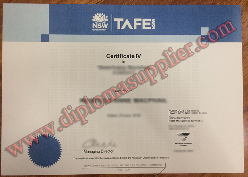 How to Create TAFE NSW Fake Certificate, Fake Diploma For Sale