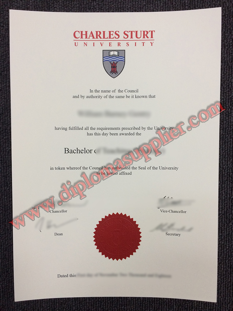 Where to Make Charles Sturt University Fake Degree Certificate?