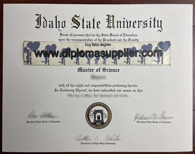 How Safety to Buy Idaho State University Fake Diploma Certificate