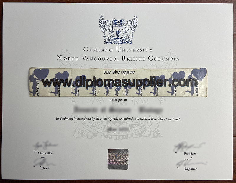 Where Can I to Buy Capilano University Fake Diploma Certificate