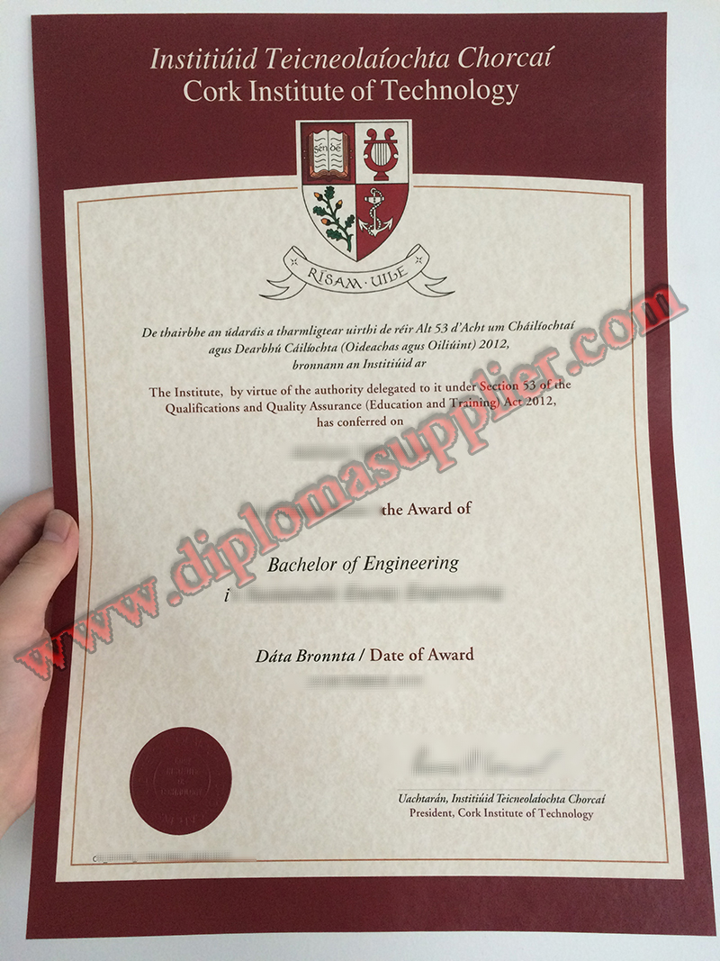 FAKE Cork Institute of Technology diploma, Cork Institute of Technology fake degree, Cork Institute of Technology fake certificate
