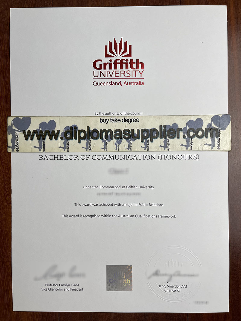 Where to Buy Griffith University Fake Diploma in Australia?