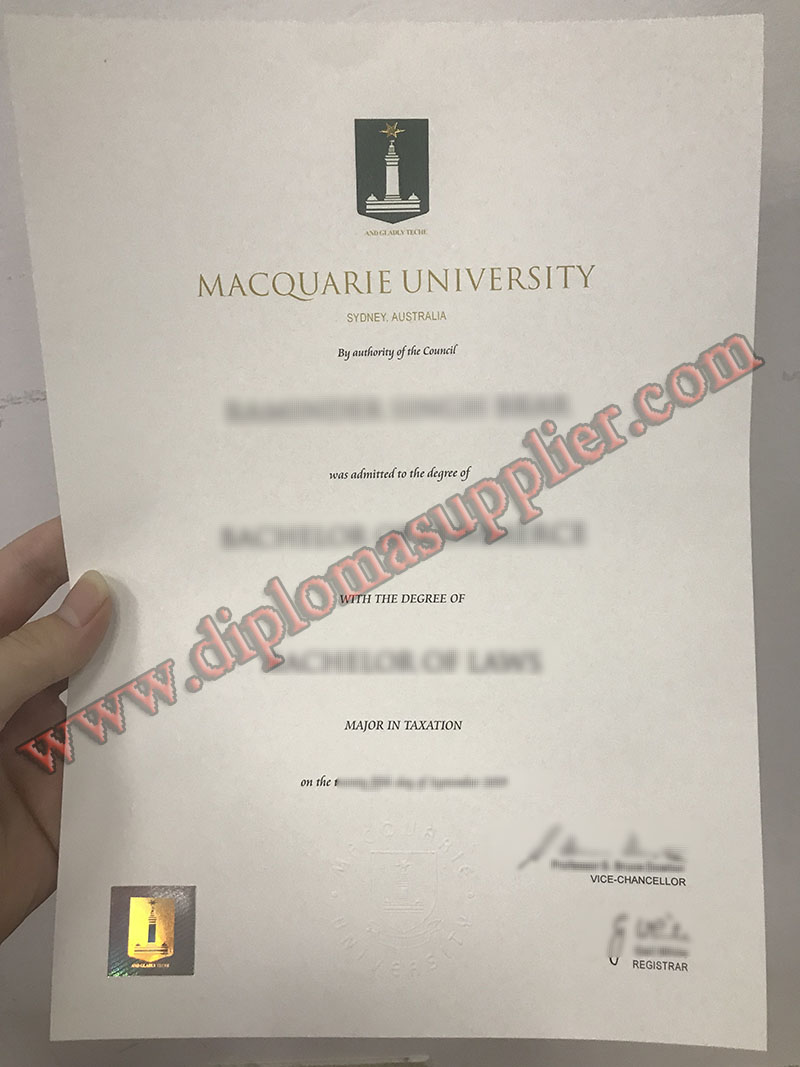 Where to Buy Macquarie University Fake Degree Online?
