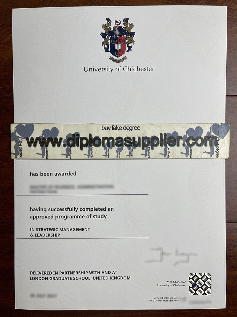 University of Chichester fake diploma, University of Chichester fake degree, University of Chichester fake certificate